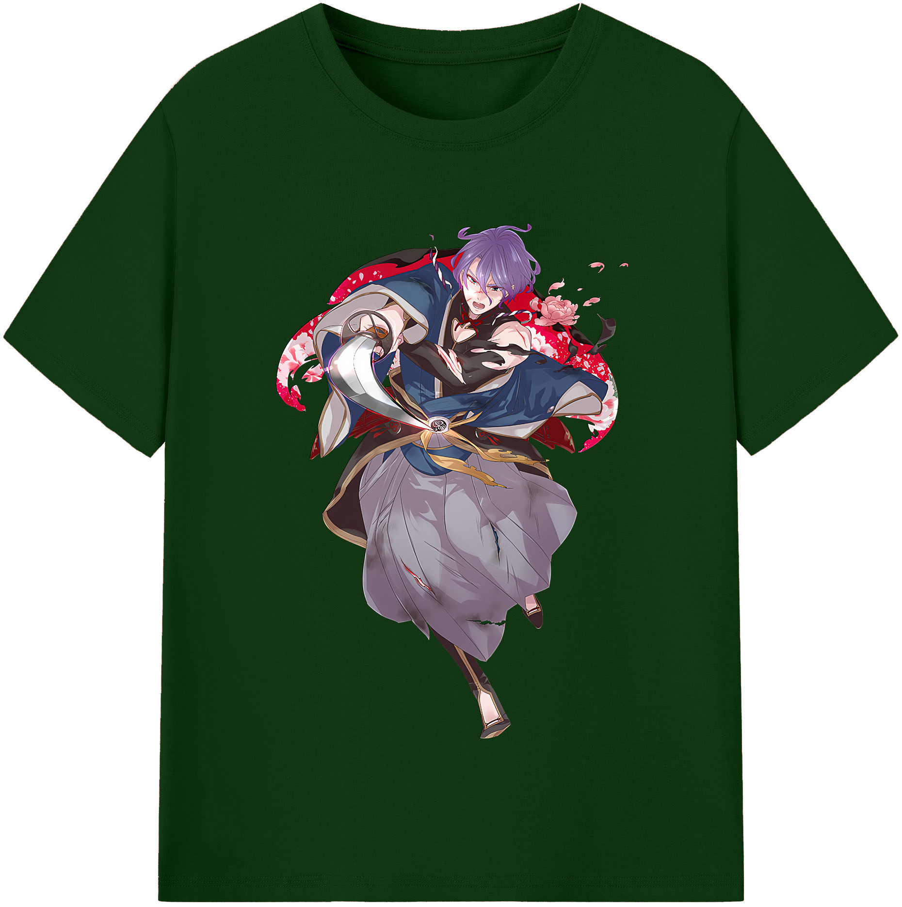 （画像用） 刀剣乱舞 Touken Ranbu 綿100％半袖Tシャツ（フロントプリント）